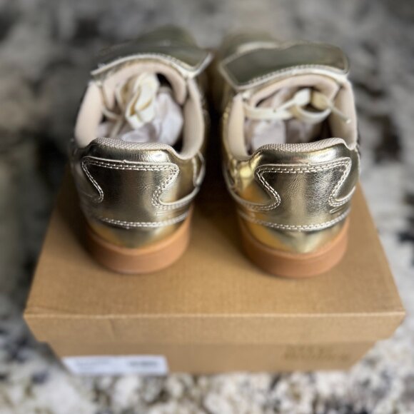 Steve Madden Madrid Gold Sneakers - Picture 3 of 8